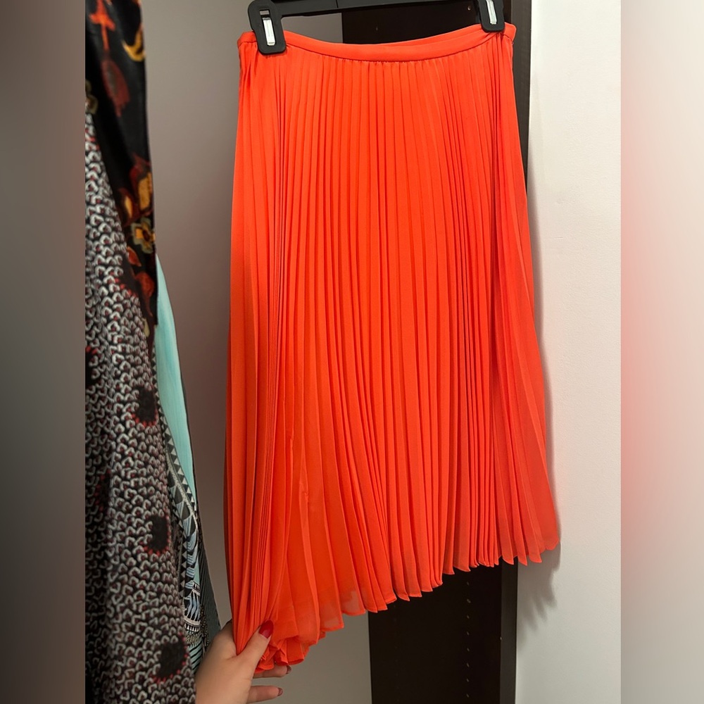Halston Heritage Pleated Skirt